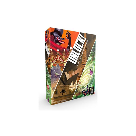 Asmodee Italia- Unlock Timeless Adventures Escape Room from Table Edition Entirely in Italian Colour 8985 Unlock! Timeless Adventures