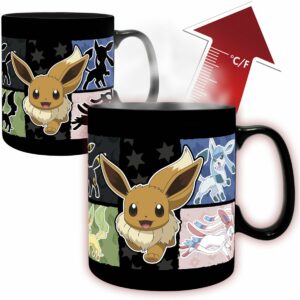Pokemon Large Eevee Heat Change Mug