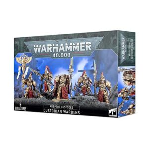 Figurine Games Workshop Warhammer 40k - Adeptus Custodes Custodian Wardens