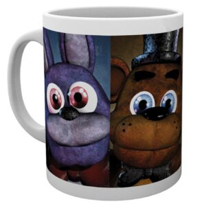 Five Nights at Freddy's Faces 10 Oz Ceramic Mug
