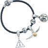 Harry Potter Black Charm Bracelet with Charms