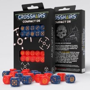 Crosshairs Compact D6 - Cobalt & Red
