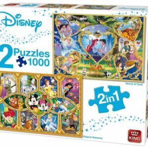2 Puzzles - Disney 2 in 1