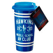 Taza De Viaje Stranger Things. Hawkins AV Club