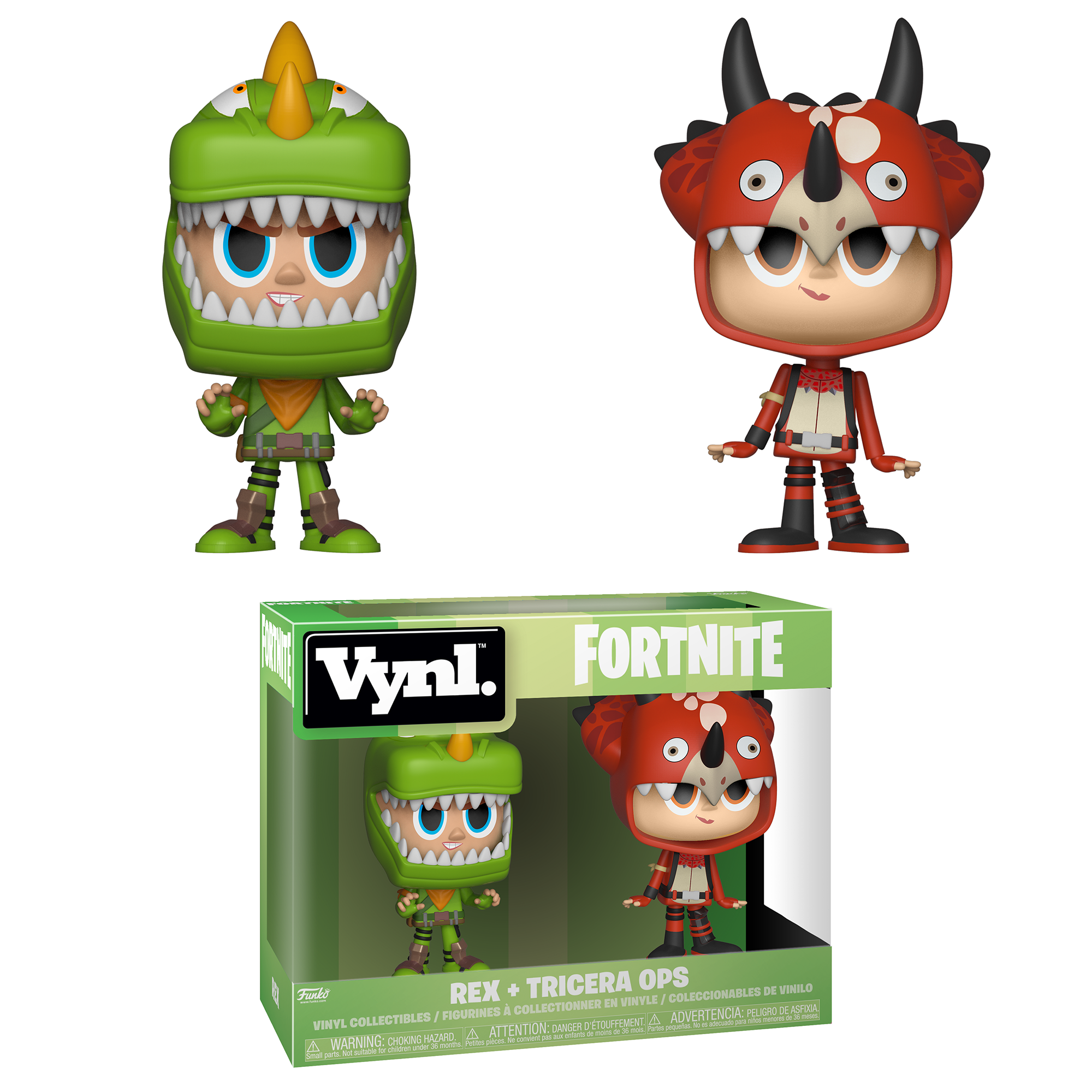 Funko VYNL: Fortnite S1a - 2PK - Rex & Tricera Ops