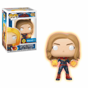 Funko POP! Marvel: CM - Captain Marvel - Glowing Hands - Walmart Exclusive