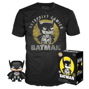 Funko POP! & Tshirt: DC - Batman S 80th Sun Faded - Walmart Exclusive