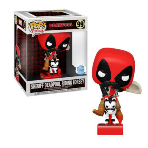 Funko POP! Rides Deadpool - Sheriff Deadpool Riding Horsey #99 Exclusive