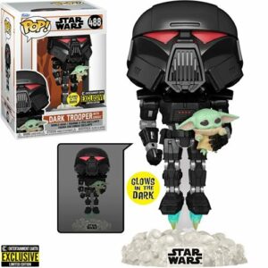 Funko Star Wars-the Mandalorian-Dark Trooper with Grogu