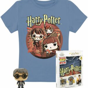 Harry Potter Trio - POP! & Tee - Funko Pop! Figur - Size: S
