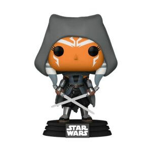 Funko Pop! Star Wars: the Mandalorian - Hooded Ahsoka with Dual Sabers Vinyl Bobblehead
