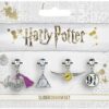 Harry Potter Golden Snitch/Deathly Hallows/Love Potion/Platform 9 3/4 Slider Charm Set