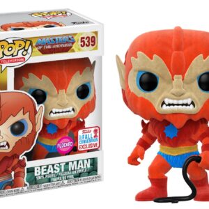 NYCC 17 Masters Of The Universe Beast Man Flocked EXC Pop! Vinyl Figure