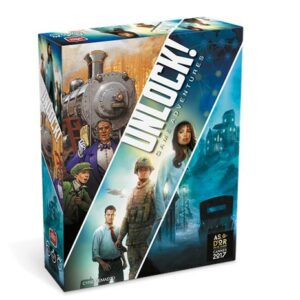 Asmodee Unlock! Game Adventures Gioco da tavolo con app Escape Room 1-6 giocatori 10+ anni Edizione italiana