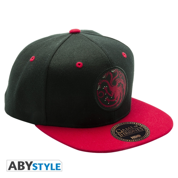 ABYstyle - Game of Thrones - Targaryen Snapback Cap - Black and Red - One Size