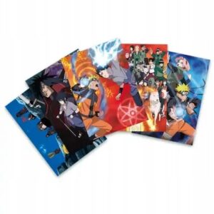 NARUTO SHIPPUDEN - Cartoline - Set 1 x5 (14,8x10,5)