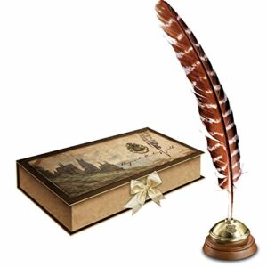 Harry Potter Hogwarts Writing Quill- with Ink and Quill- The Noble Collection