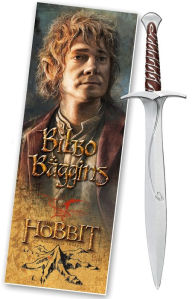 LO HOBBIT - Segnalibro con penna e carta "Sting Sword"