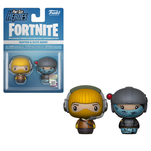 Funko Pint Sized Heroes Fortnite Raptor/Elite Agent Figure 2 Pack (Other)